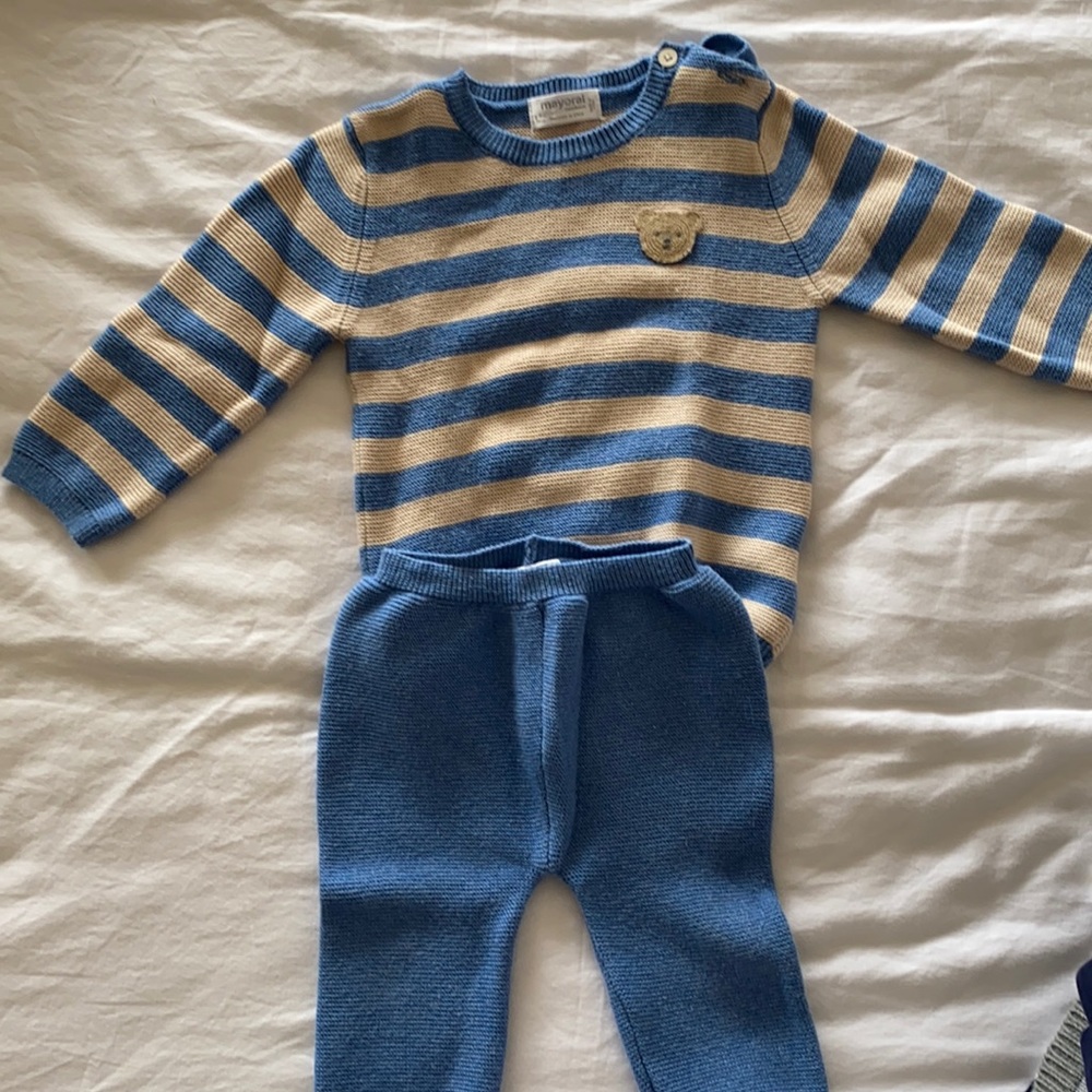 Boy knit set